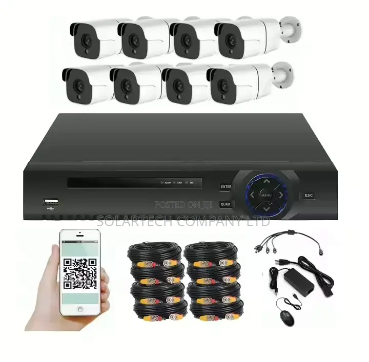 8 Channel CCTV Camera Kit (Full Color)