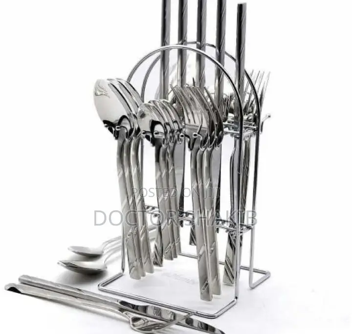 New 24pcs Self Design Dinner Cutlery Set