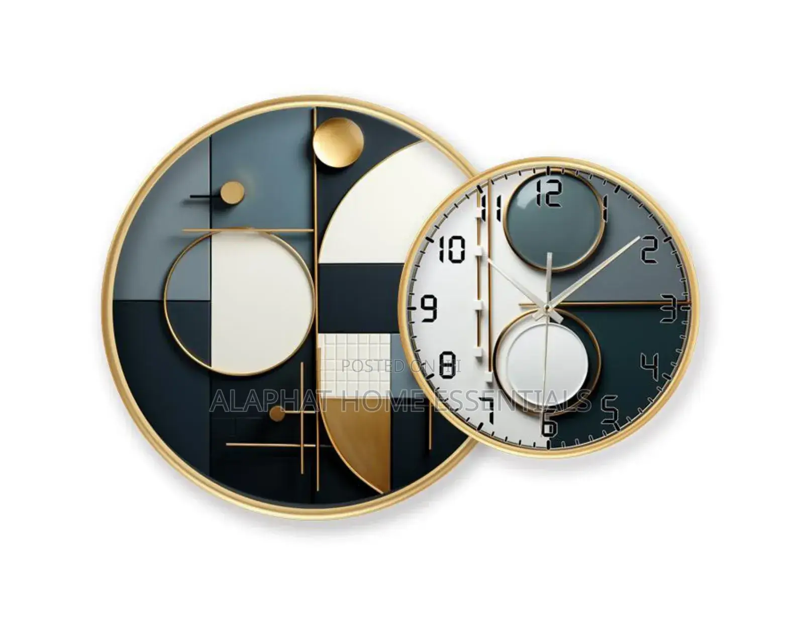2in 1 Wall Art Clocks