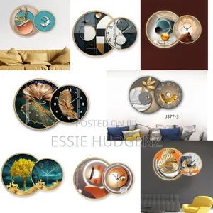 2in1 Wall Art Clock