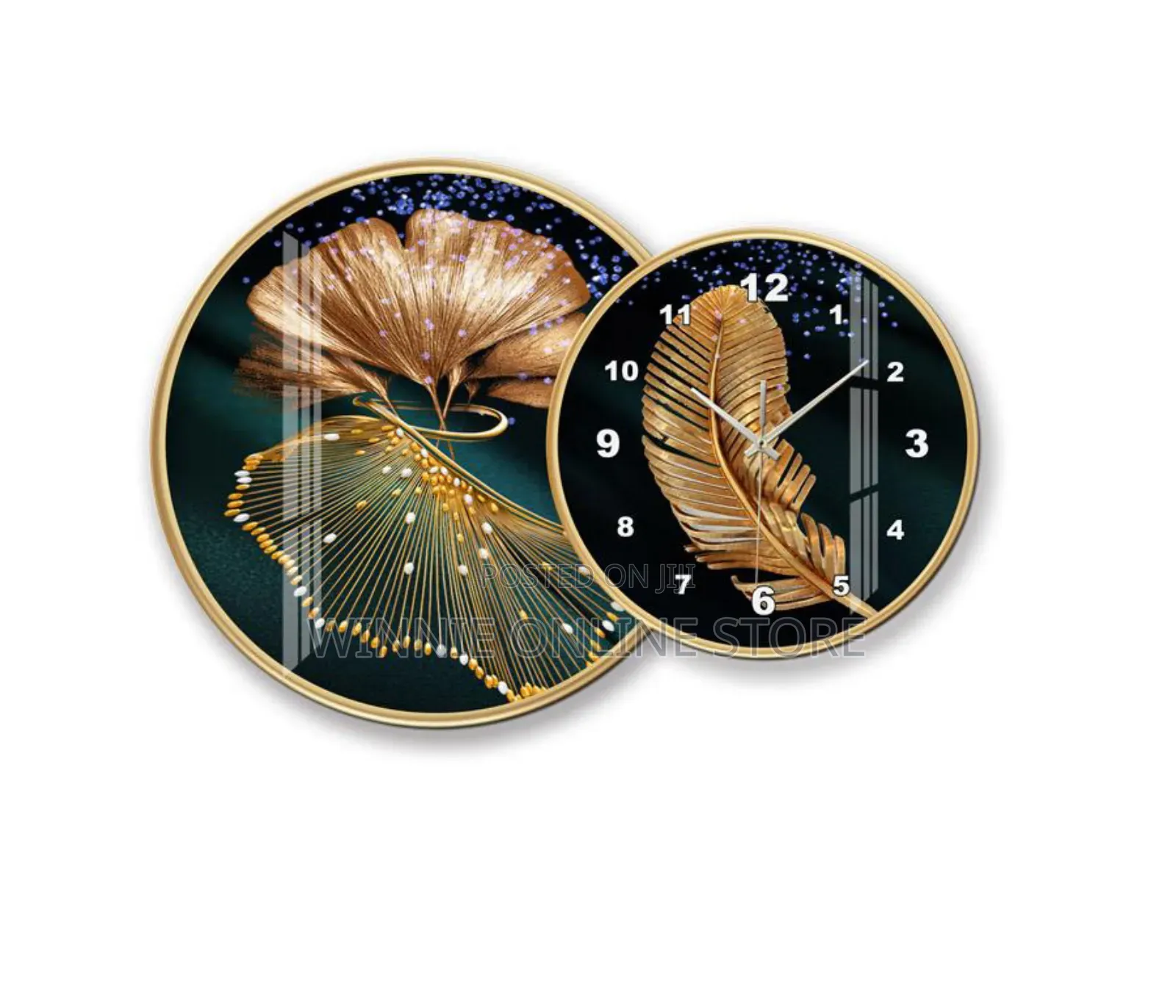 2in1 Wall Art Clock