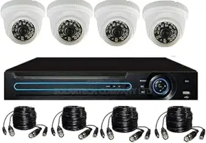 4 Channel CCTV Camera Kit (Good Picture)