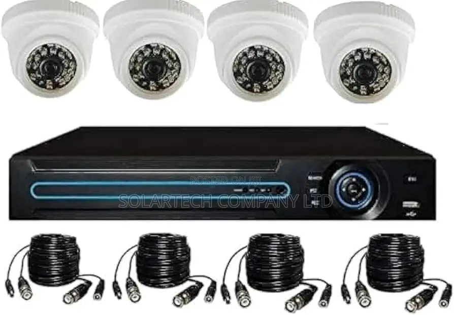 4 Channel CCTV Camera Kit (Good Picture)