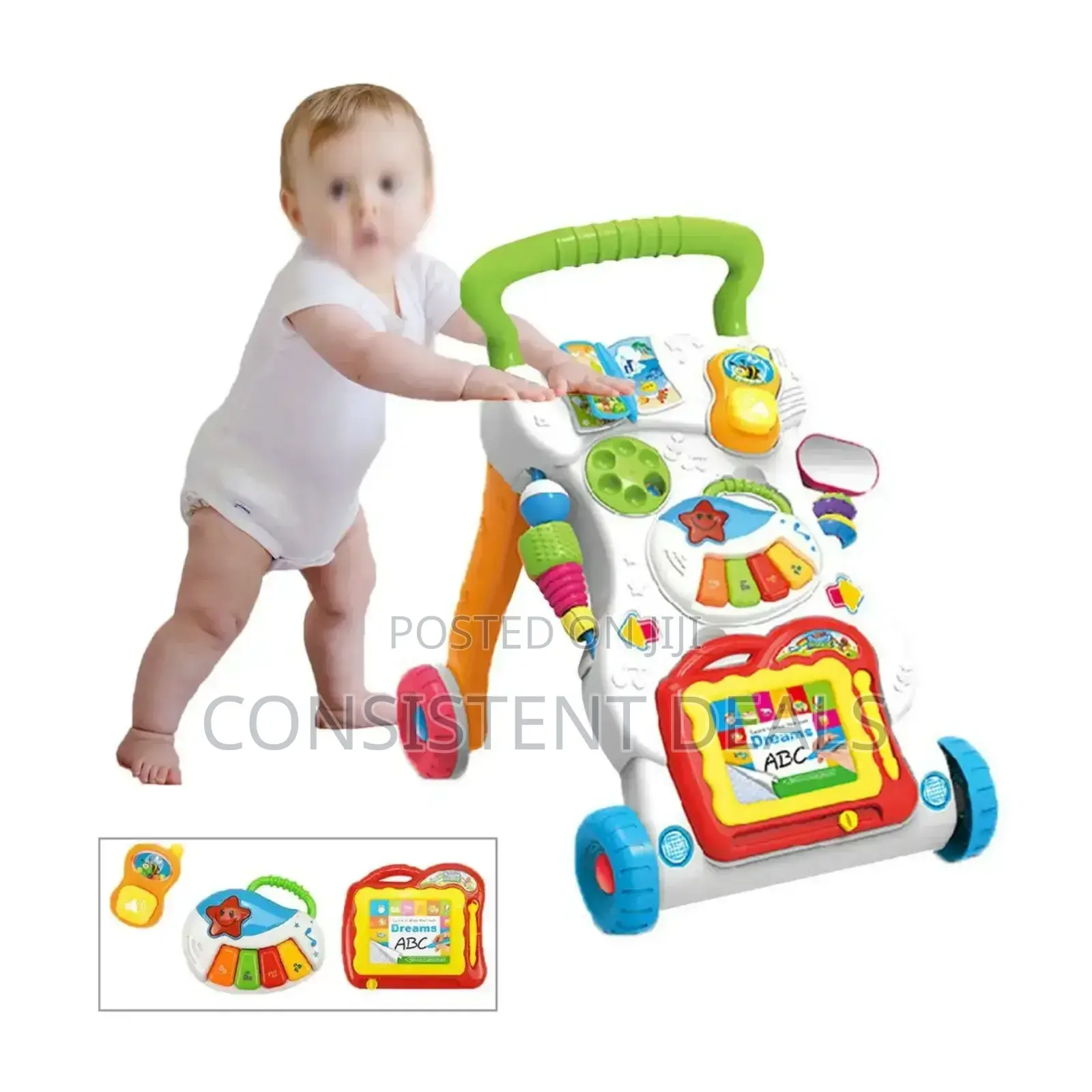 Multifunction Baby Walker Toddler Trolley