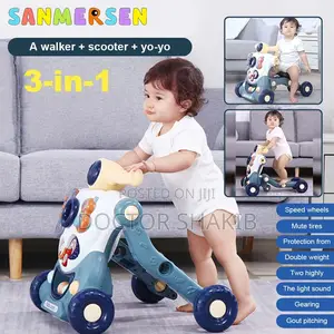 Multifunctional New 3-in-1 Baby Walker -Car Balance
