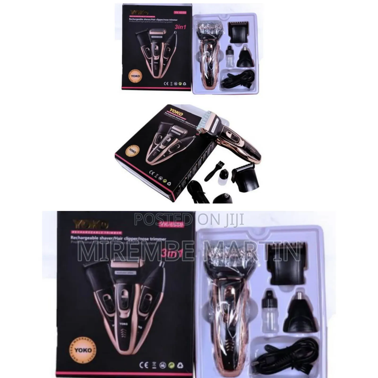 Rechargeable Yoko Hair Shaver