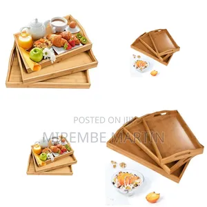 3 PCS Wooden Tray