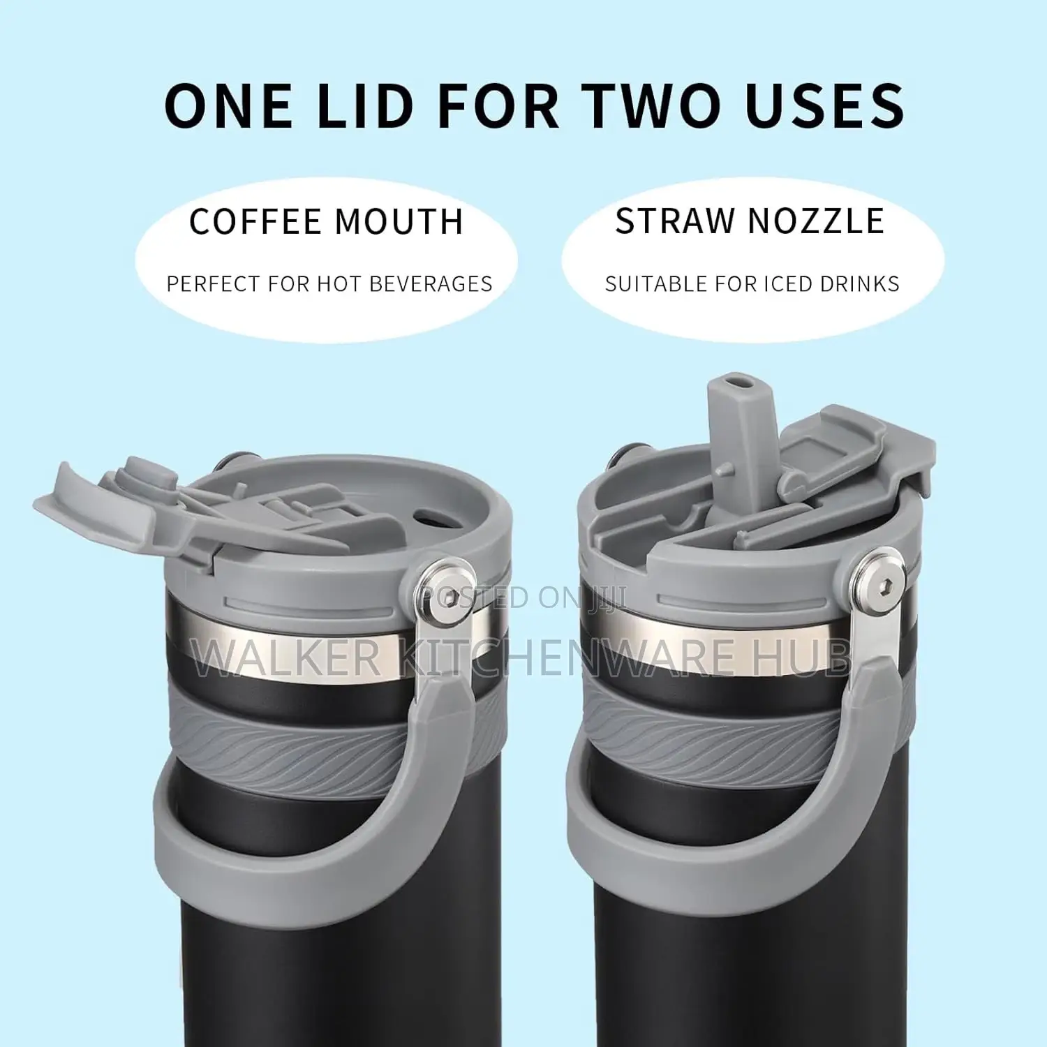 550ml Travel Mug Tumbler With Straw Lid