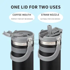 550ml Travel Mug Tumbler With Straw Lid