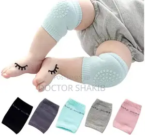 2pc Non-Slip Cotton Safety Knee Baby Boy and Girl Pads