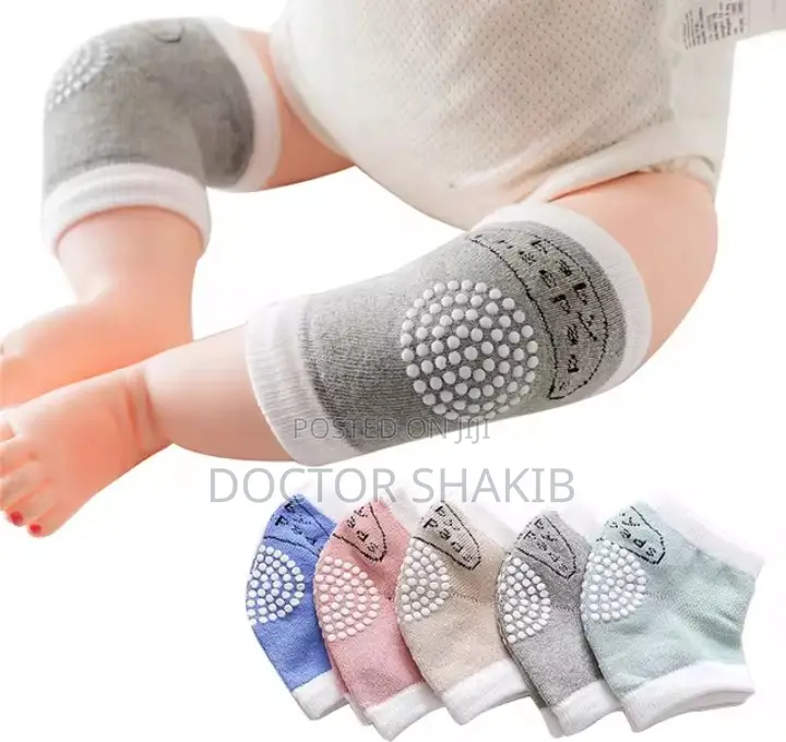 2pc Non-Slip Cotton Safety Knee Baby Boy and Girl Pads