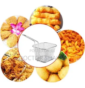 New Square Mesh Frying Basket