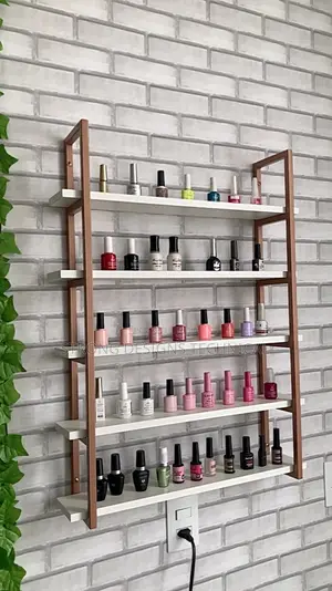 80 X 60cm Nail Polish Display Shelf for Manicure/ Pedi Salon