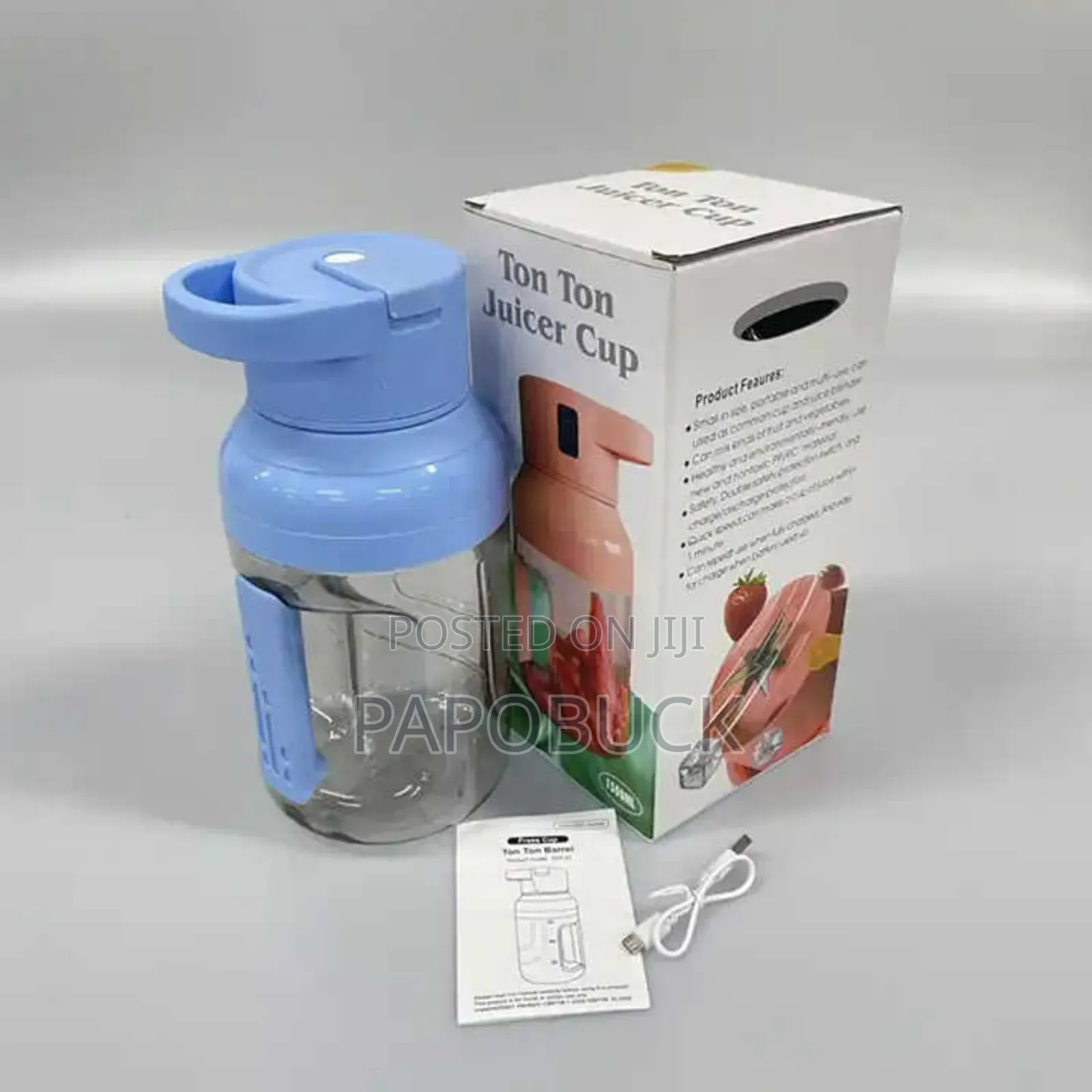 Electric Rechargeable Fruit Juicer With 8 Blades