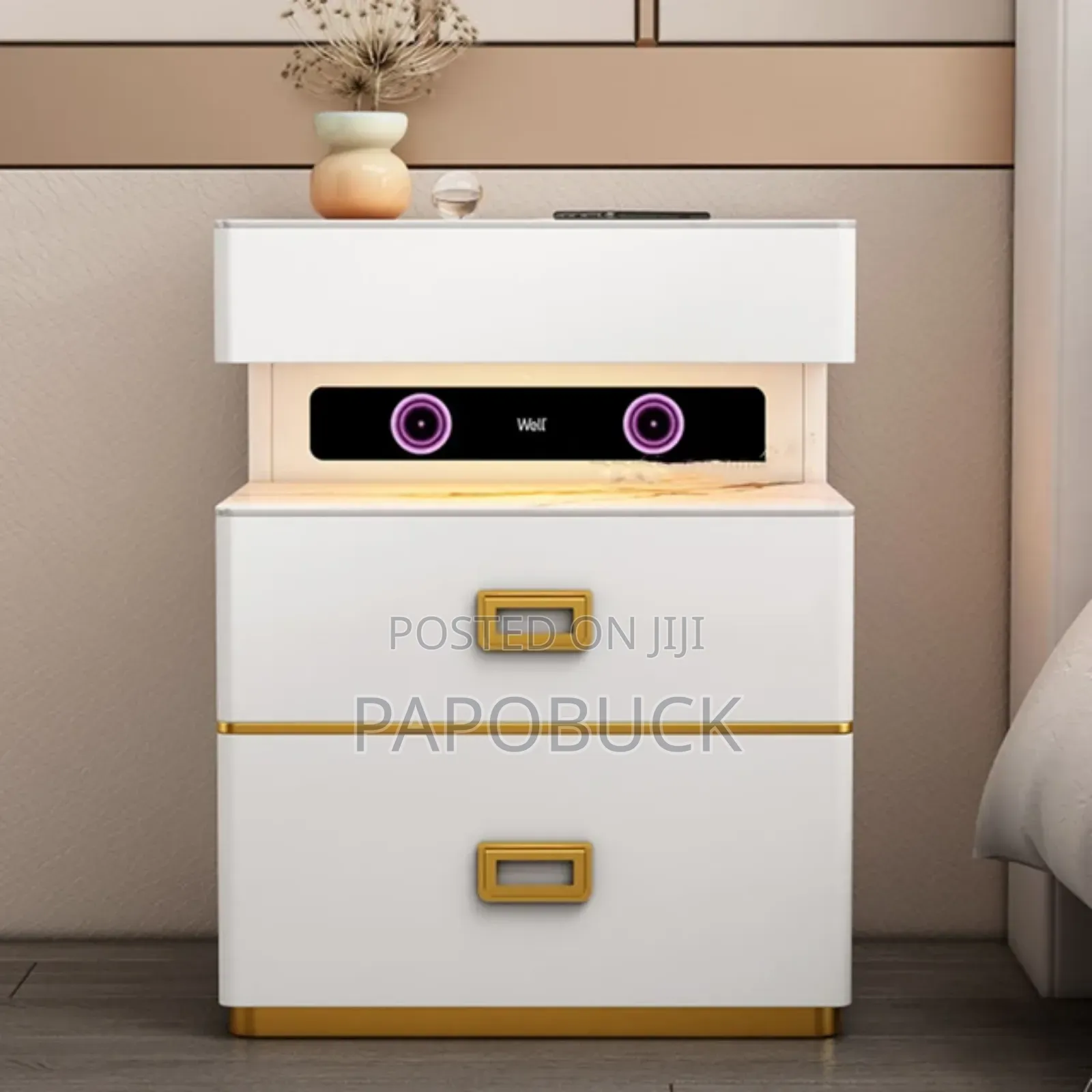 Smart Bedside Table Wireless Charging