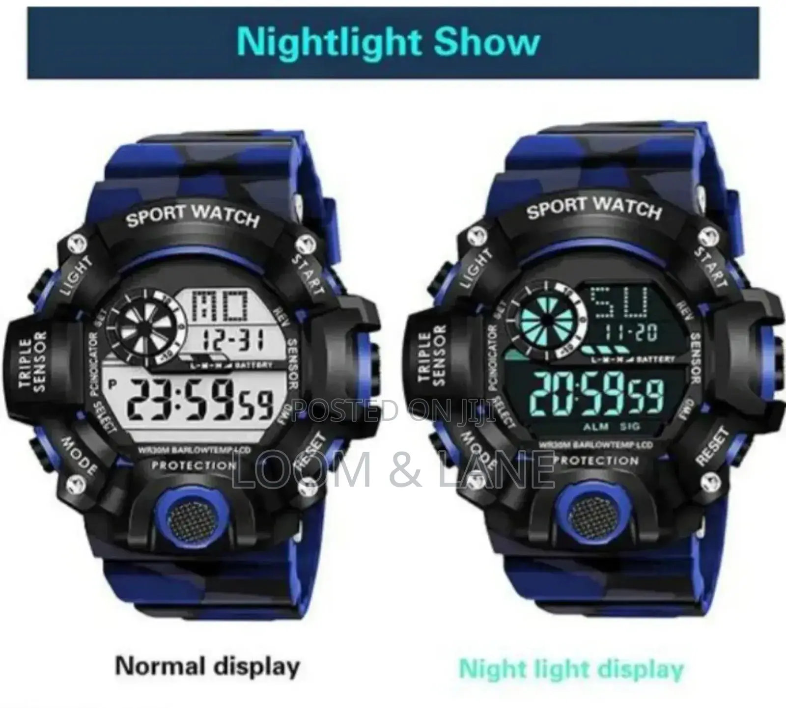 Outdoor Electronic Luminous Sports Watch