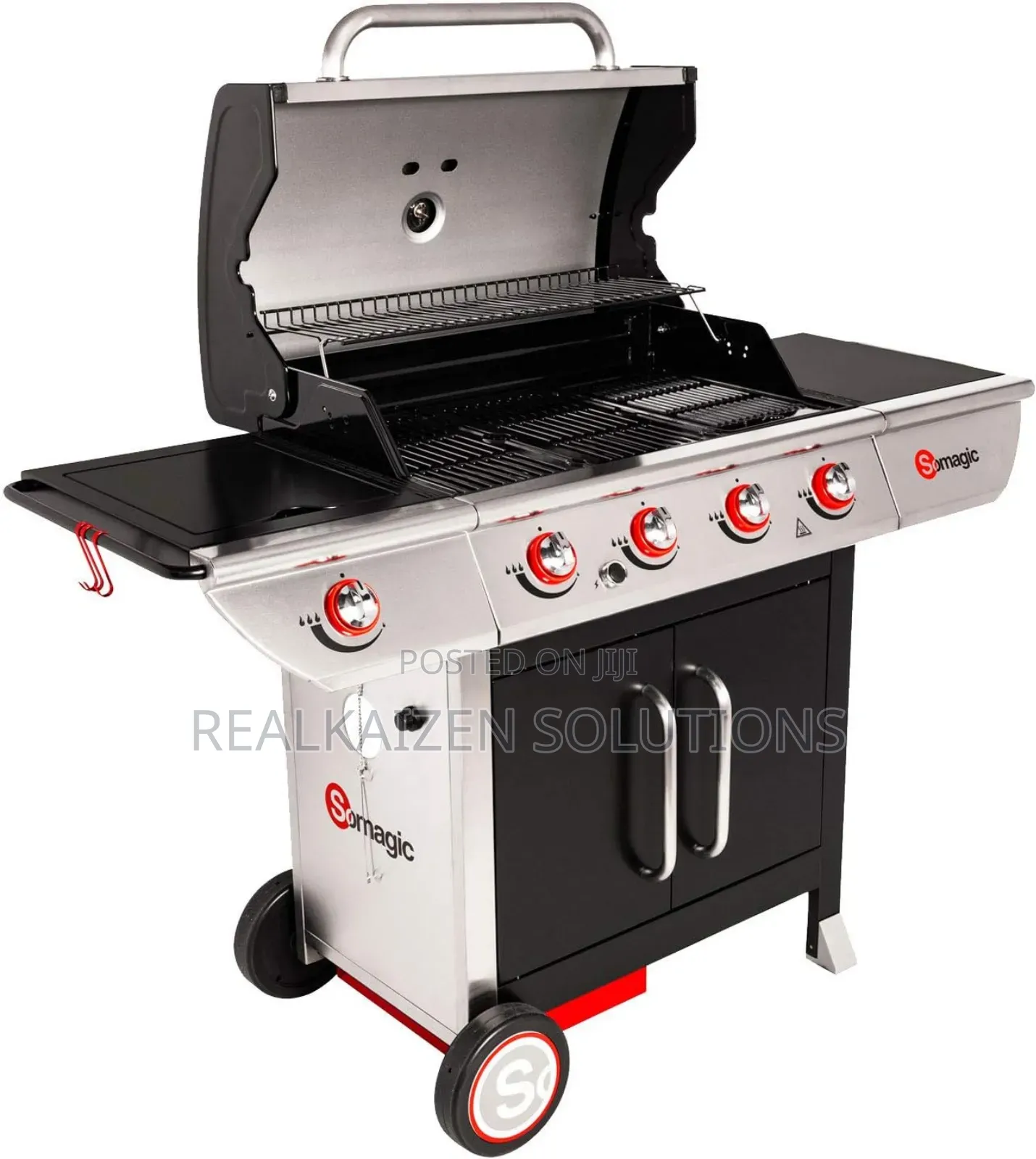 France SOMAGIC MANHATTAN 4+1 Gas Barbecue Grill| Side Burner