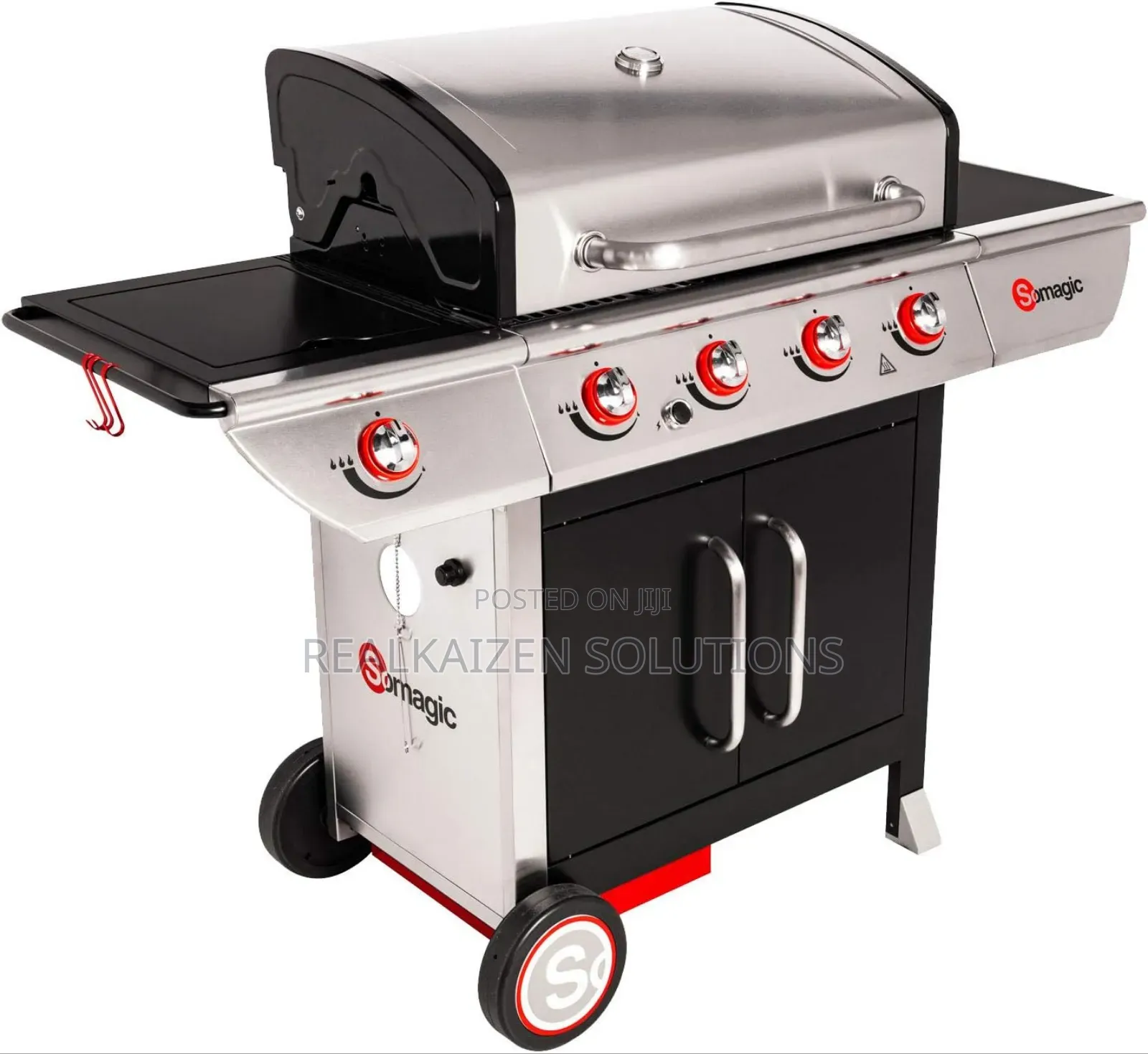 France SOMAGIC MANHATTAN 4+1 Gas Barbecue Grill| Side Burner