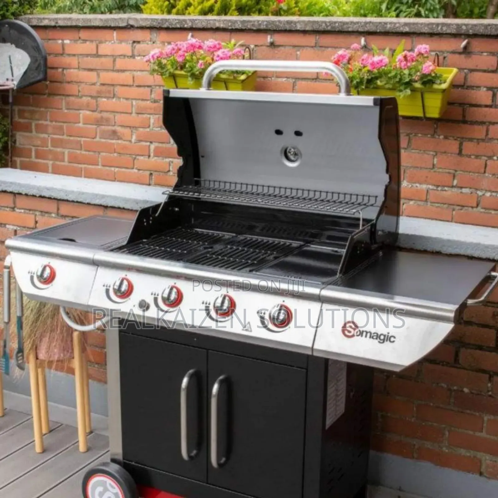 France SOMAGIC MANHATTAN 4+1 Gas Barbecue Grill| Side Burner