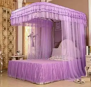 Luxurious Mosquito Bed Net With Stand Rails