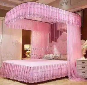 Luxurious Mosquito Bed Net With Stand Rails