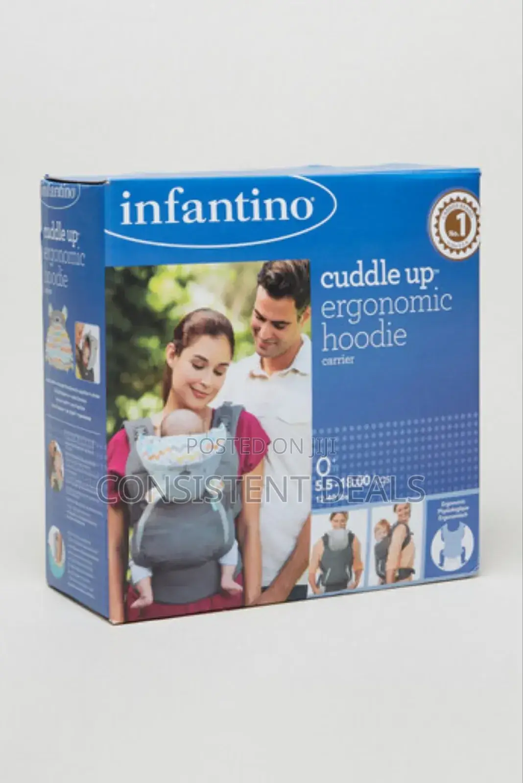 Infantino Cuddle Up Ergonomic Hoodie Baby Carrier