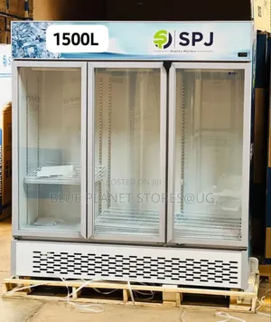 SPJ 1500litres Triple Door Display Chillers/Refrigerators.