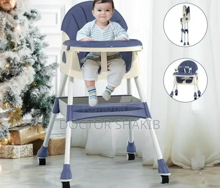 Upgraded Portable Foldable Baby High Feeding Chair