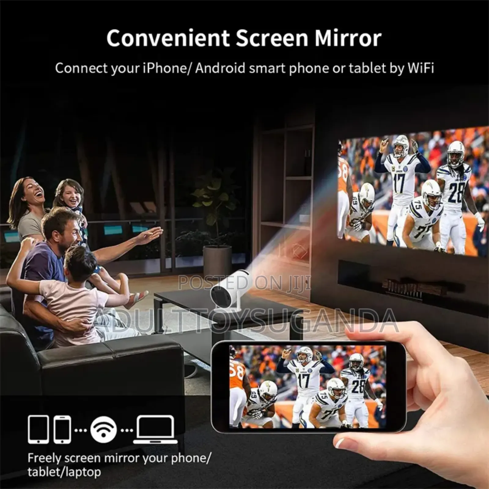 Portable Projector. Mini Theater Projector HD