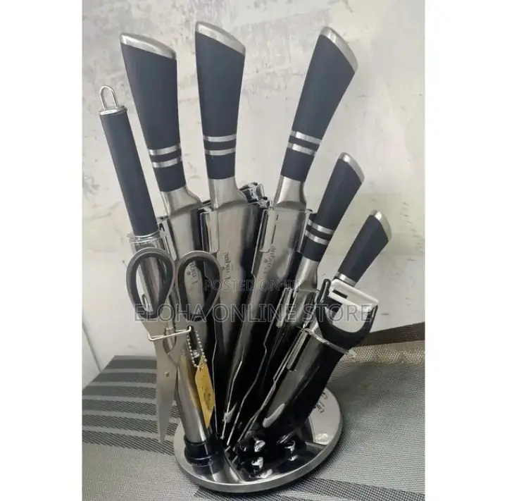 9pcs Unique Stainless Steel Knife Set