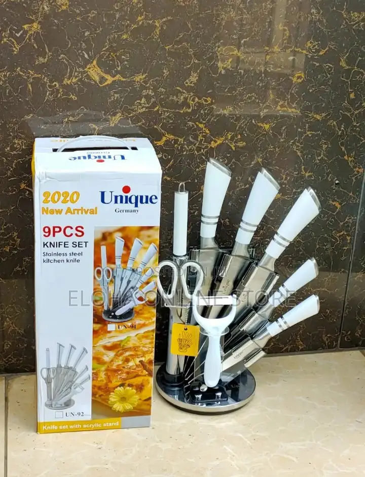 9pcs Unique Stainless Steel Knife Set
