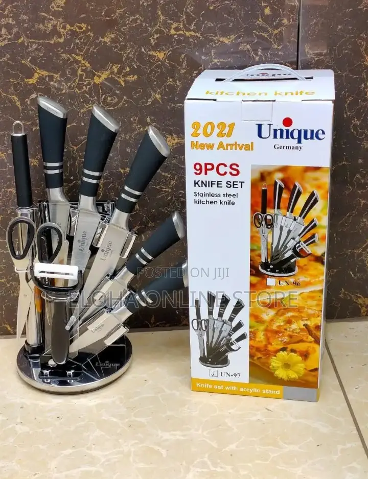 9pcs Unique Stainless Steel Knife Set