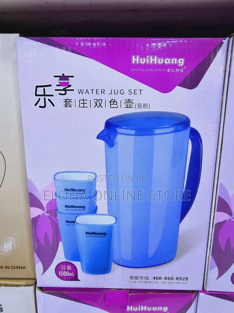Classic Unique Water Cup Jug Set