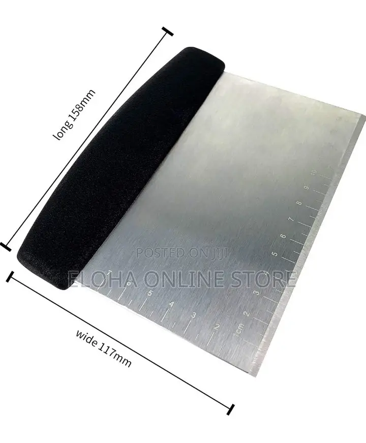 Stainless Steel Pastry Cutter With Measuring Marks for Bread