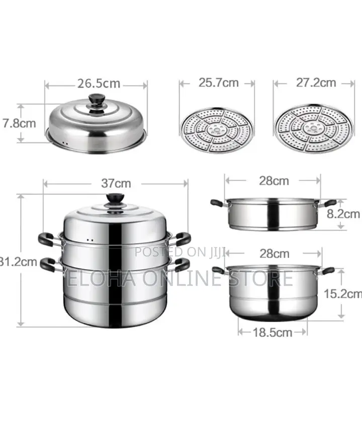 Stainless 2 Layer Food Steamer