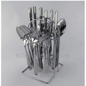 24 PCS Self Design Dinner Cutlery (Forks, Spoons Knives)