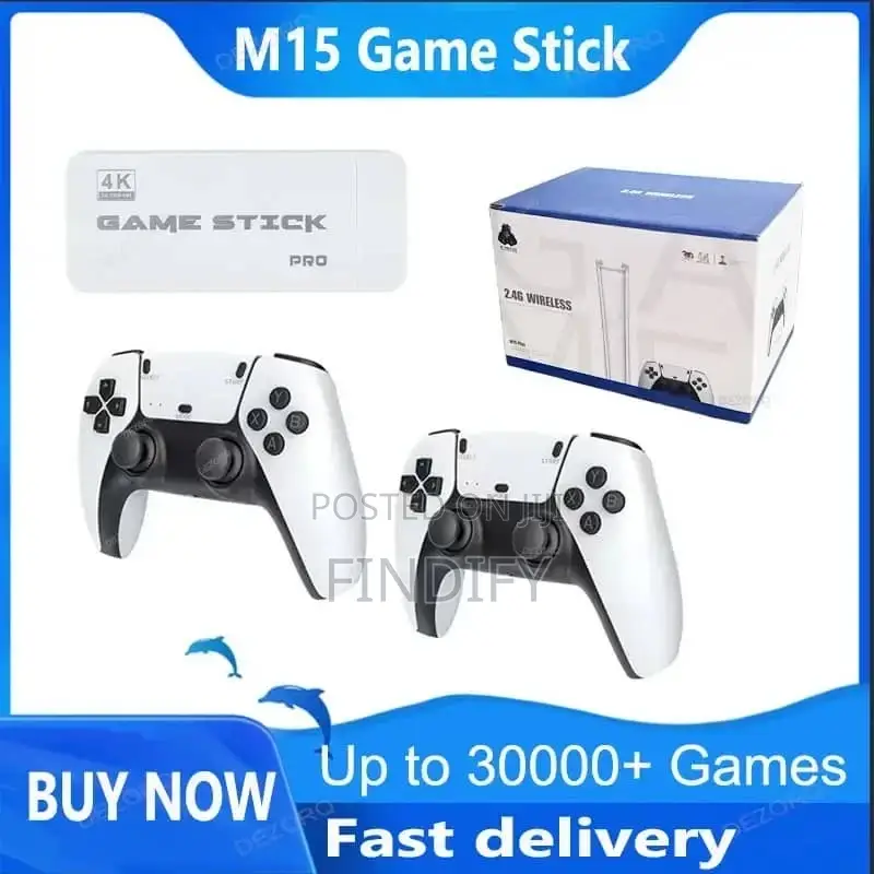 M15 Game Stick Video Game Console Double Wireless Pads