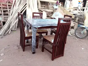4 Seats Dinning Mahogany Colour