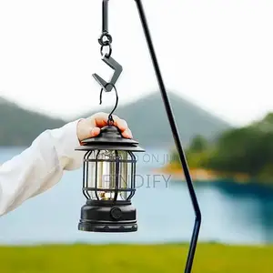 Mini LED Camping Lantern Warm White USB Travel Tent Lamp