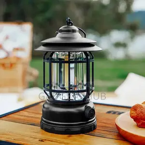 Mini LED Camping Lantern Warm White USB Travel Tent Lamp