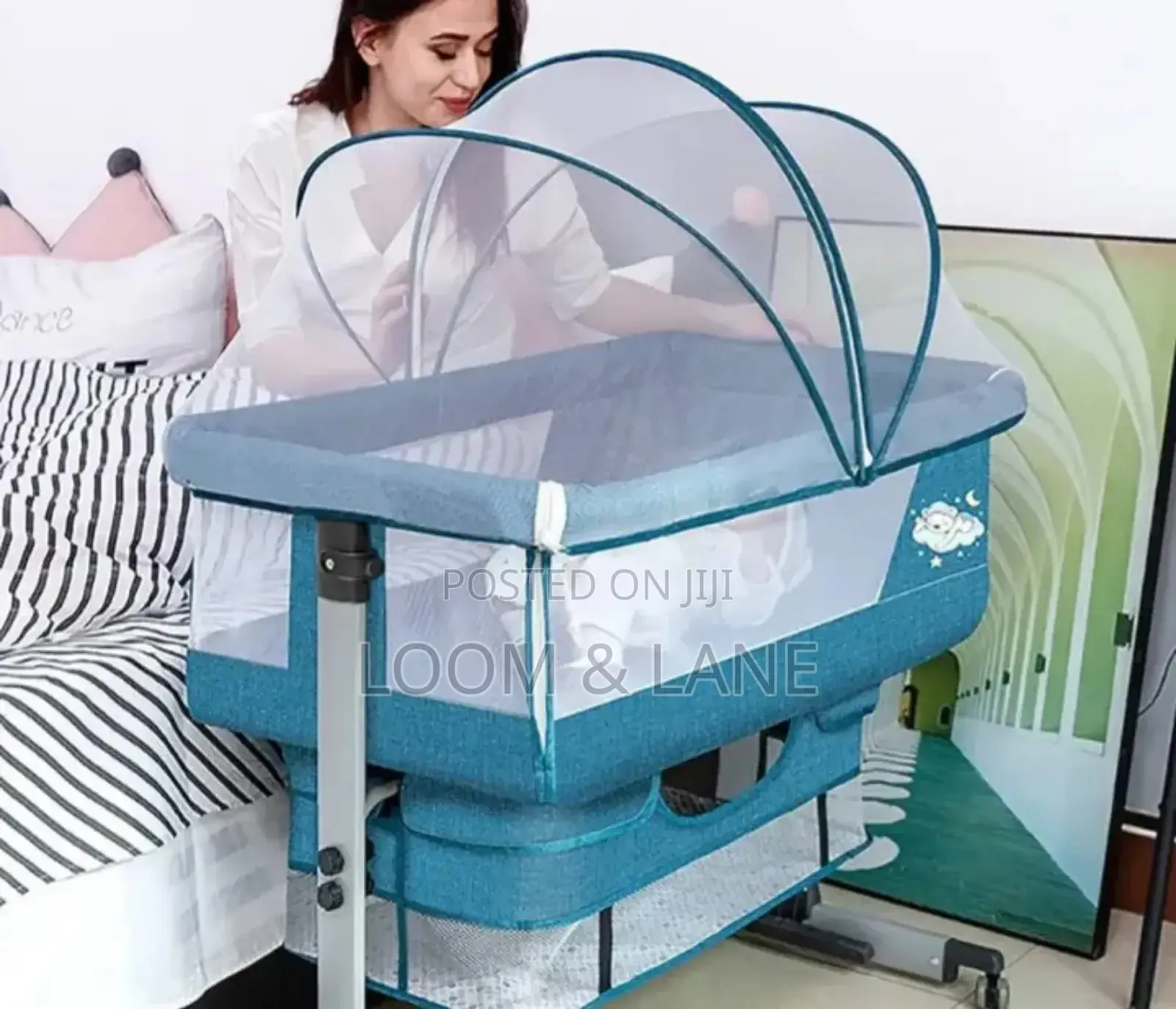 Portable Bedside Baby Crib Net