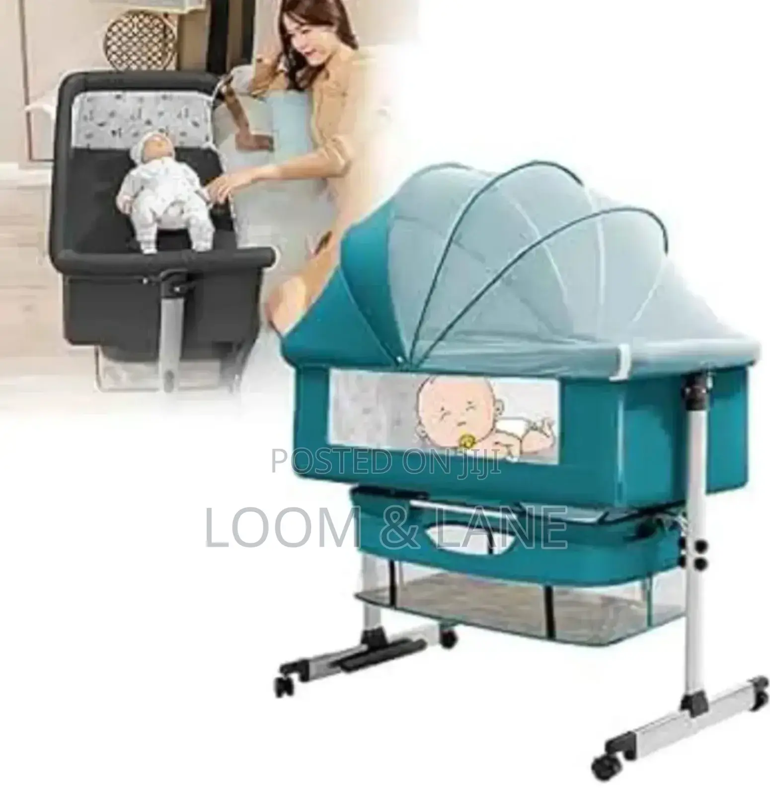 Portable Bedside Baby Crib Net