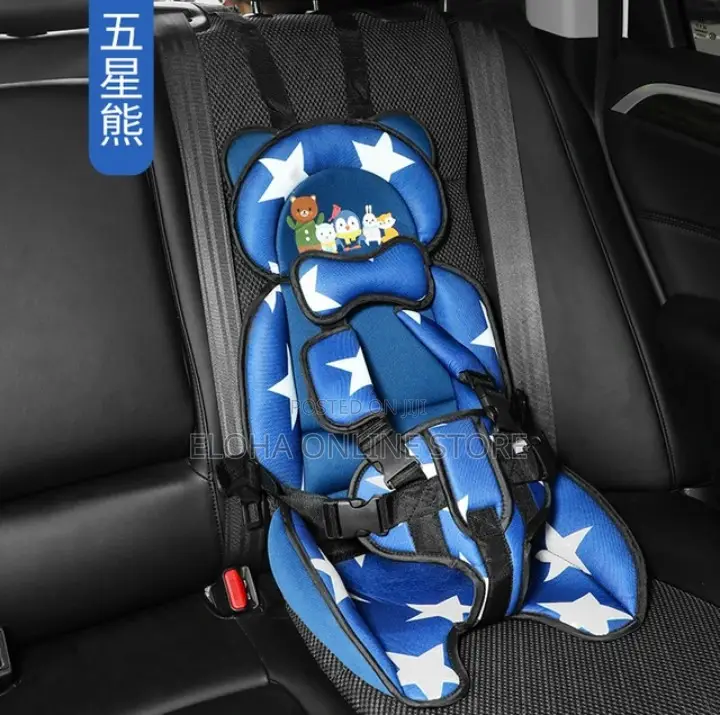 Baby Car Seat Cushion With Soft Head Neck Support,