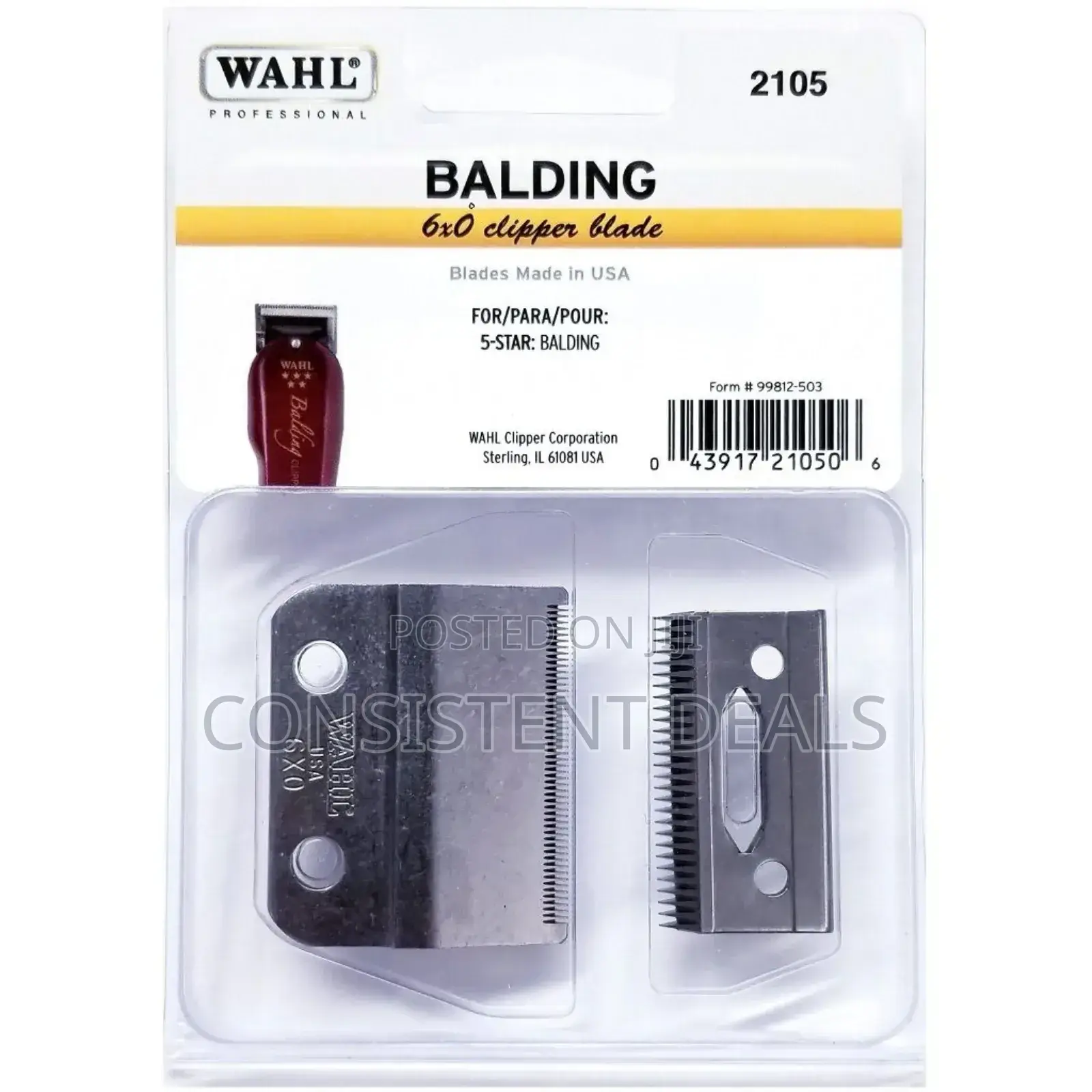 Wahl Balding Replacement Blades