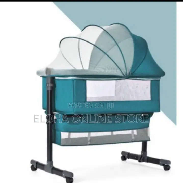 Next to Me Crib With Mosquito Net Storage Basket