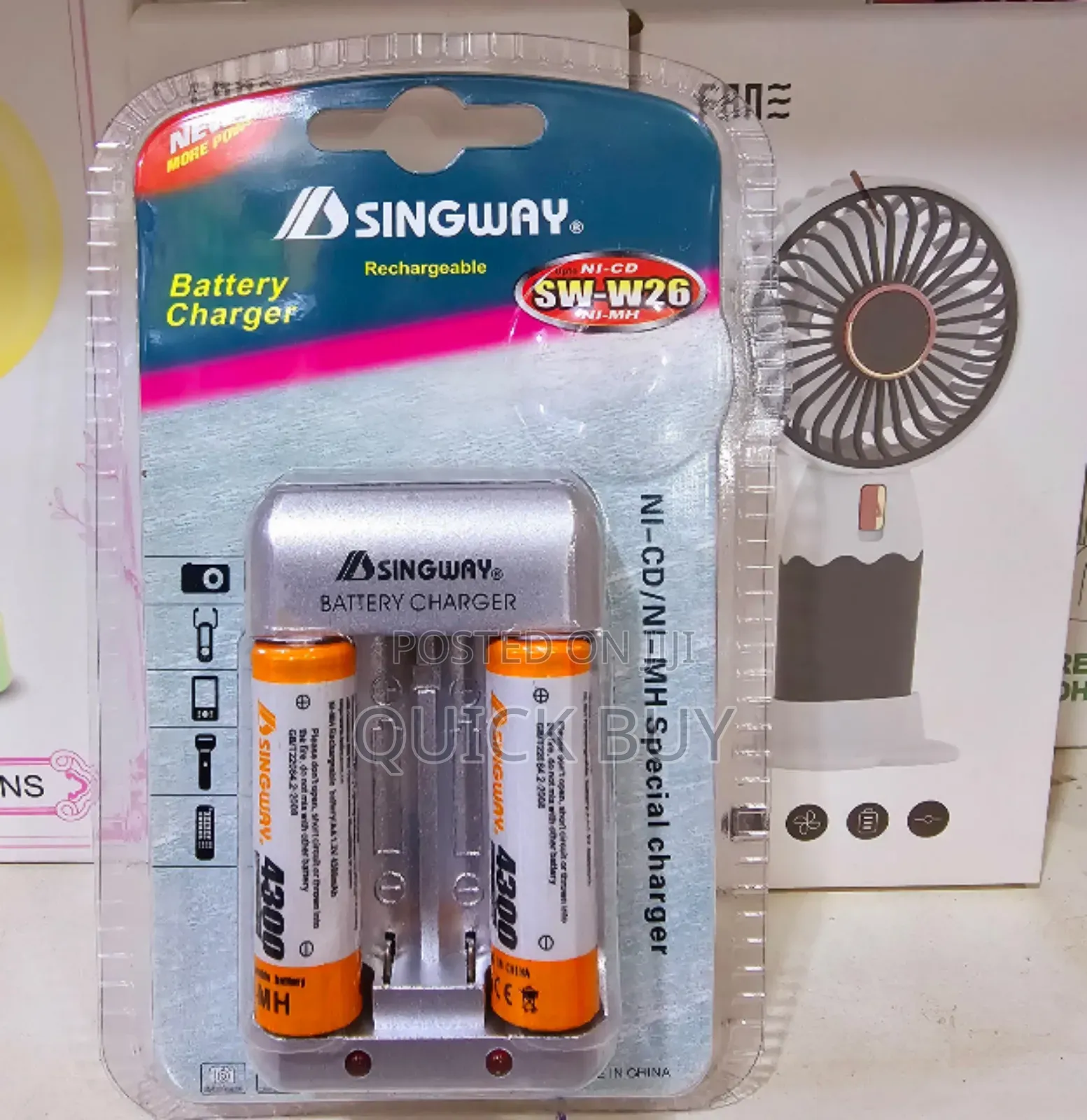 Heavy Duty Double SINGWAY Rechargable Battery Charger