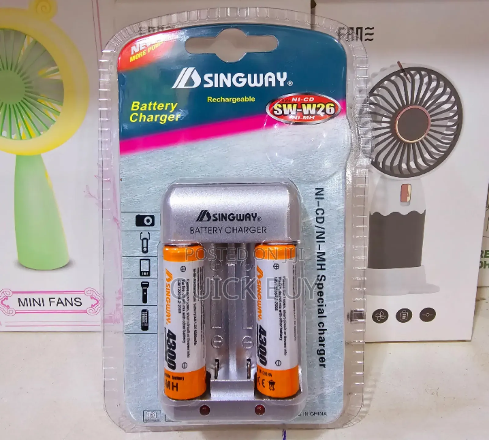 Heavy Duty Double SINGWAY Rechargable Battery Charger