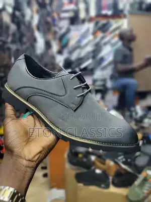 Photo - Charcoal Grey Men's Formal Lace Up Shoes
