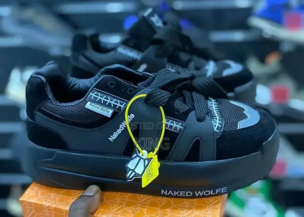 Naked Wolfe Exposed Black Suede in Central Division - Shoes