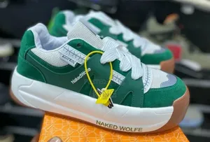 Naked Wolfe Green Slider Premium Sneakers